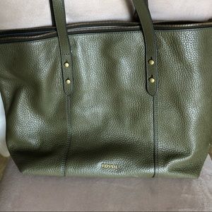 Authentic Fossil tote